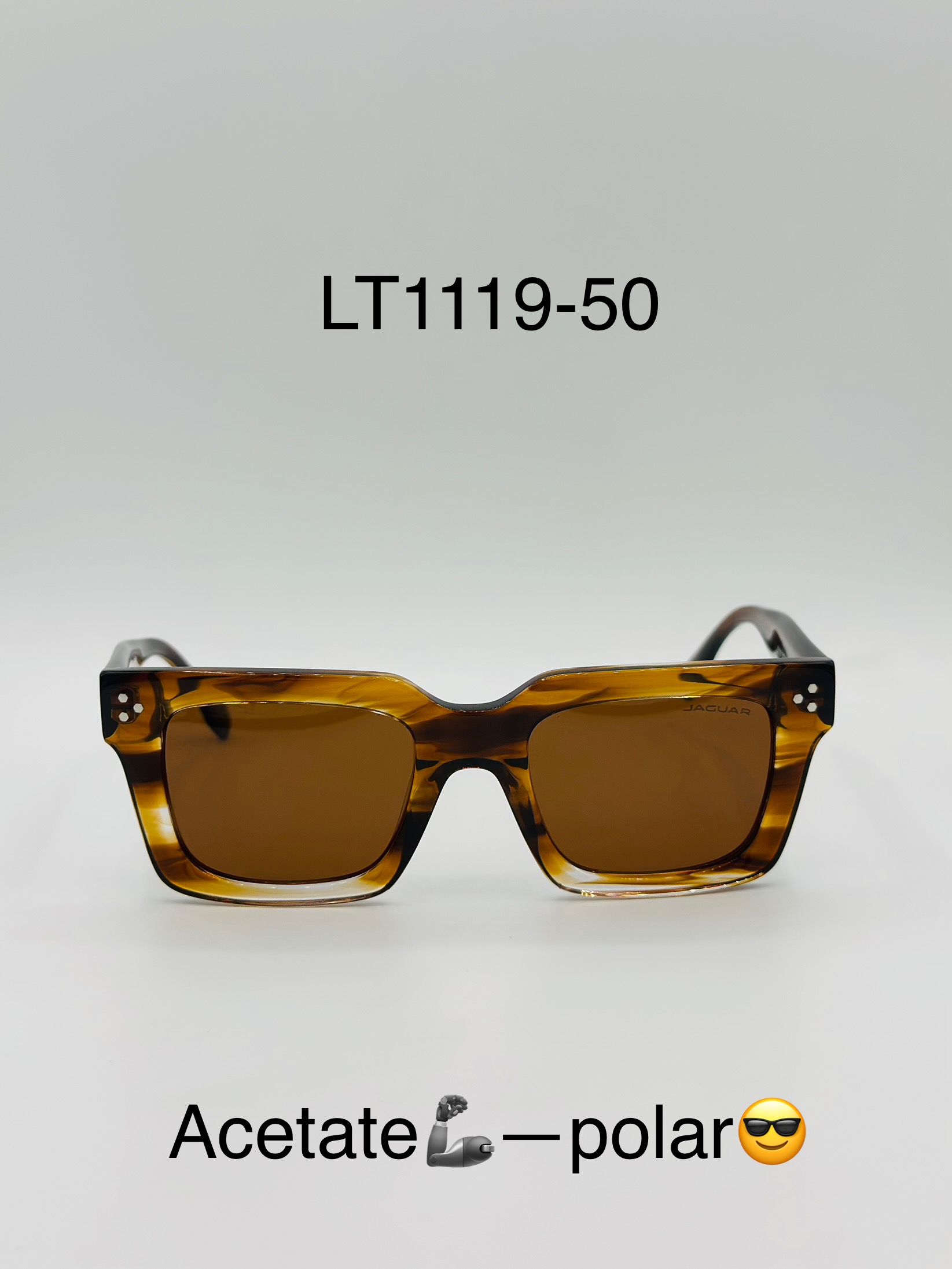 عینک آفتابی کائوچویی جگوار زنانه مدل LT1119