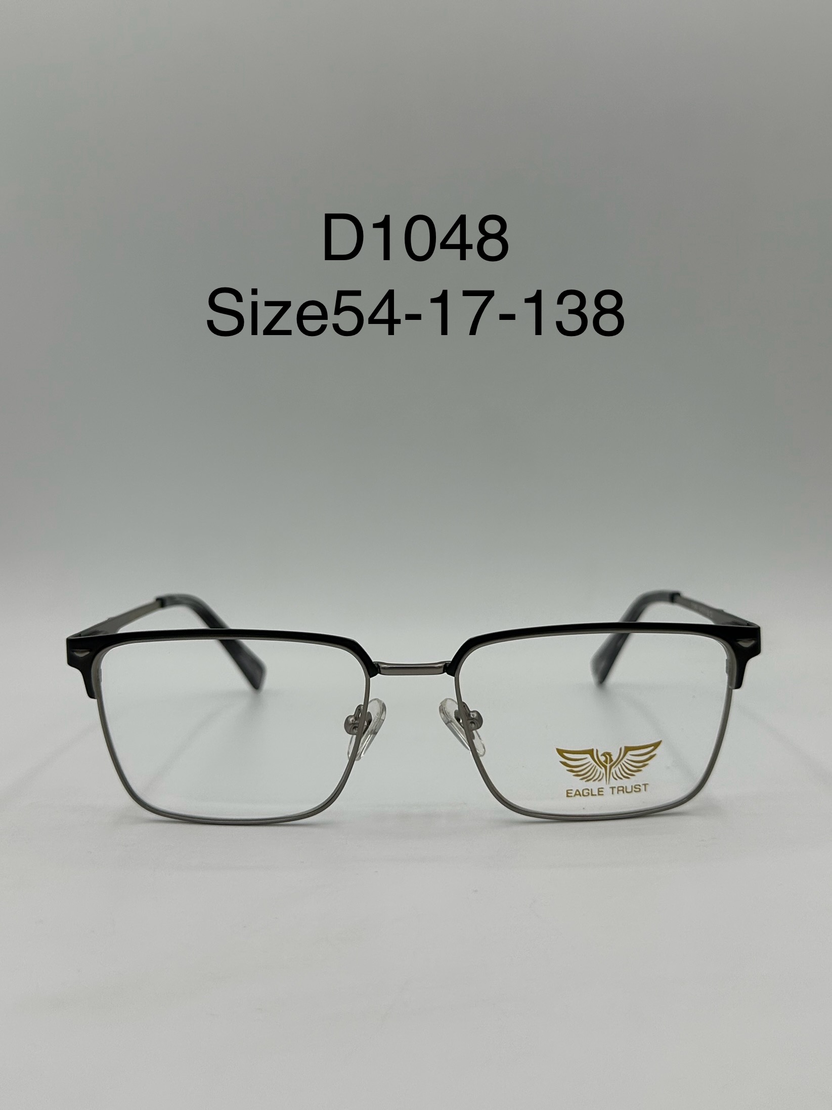 عینک طبی فلزی مردانه ایگل تراست مدل D1048