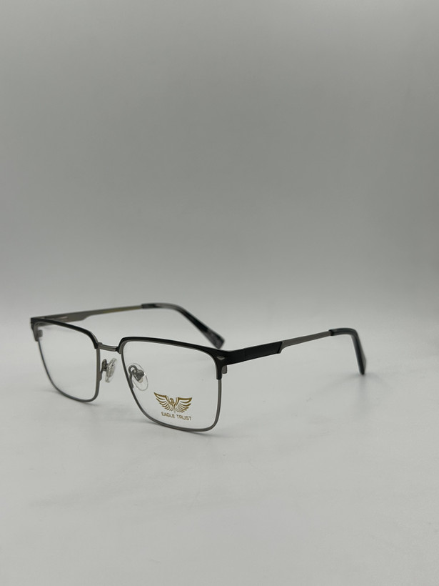 عینک طبی فلزی مردانه ایگل تراست مدل D1048