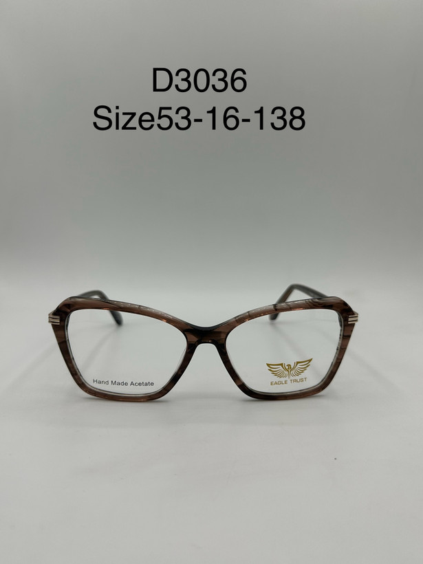 عینک طبی کائوچویی زنانه ایگل تراست مدل D3036