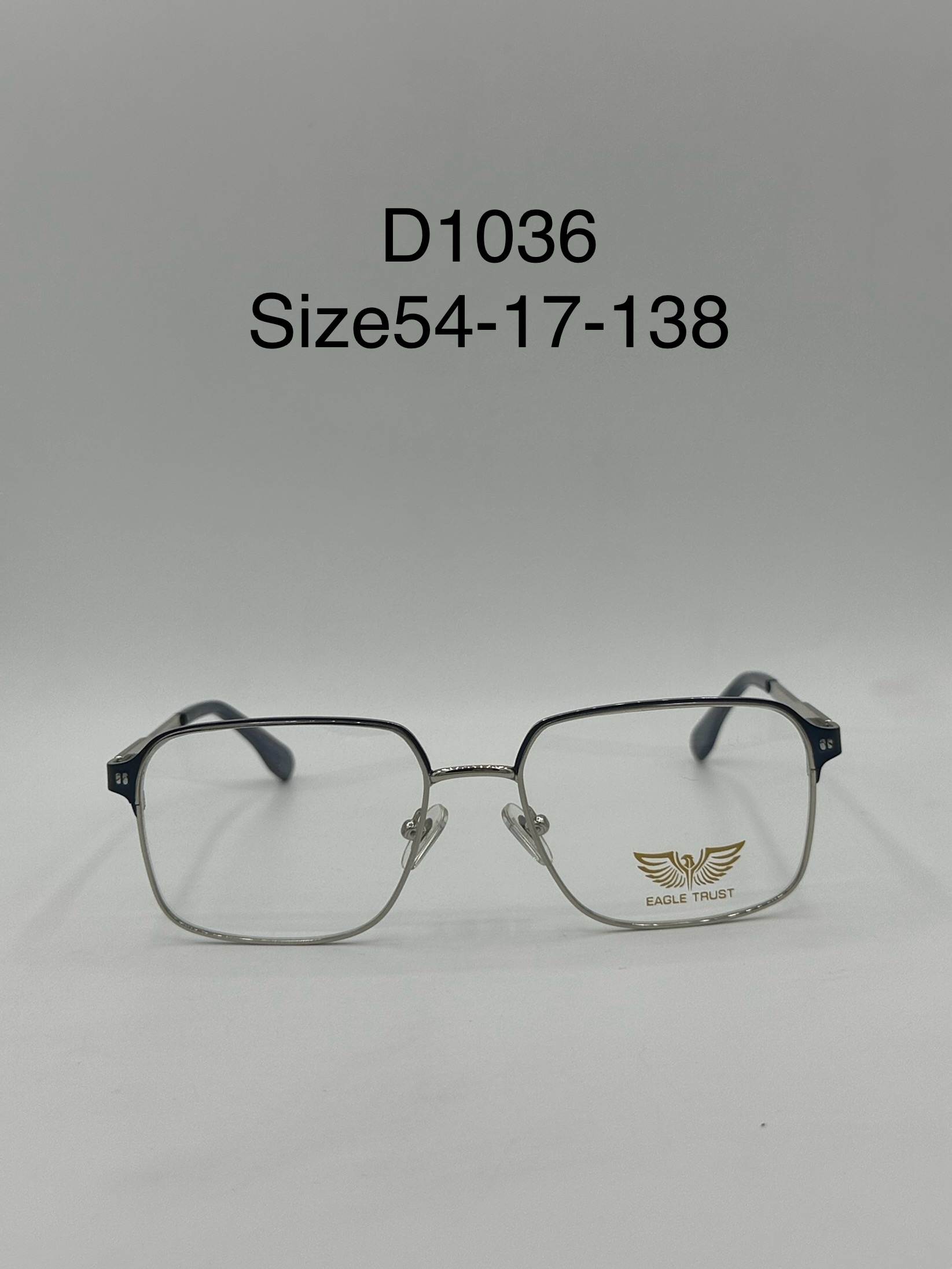 عینک طبی فلزی مردانه ایگل تراست مدل D1036