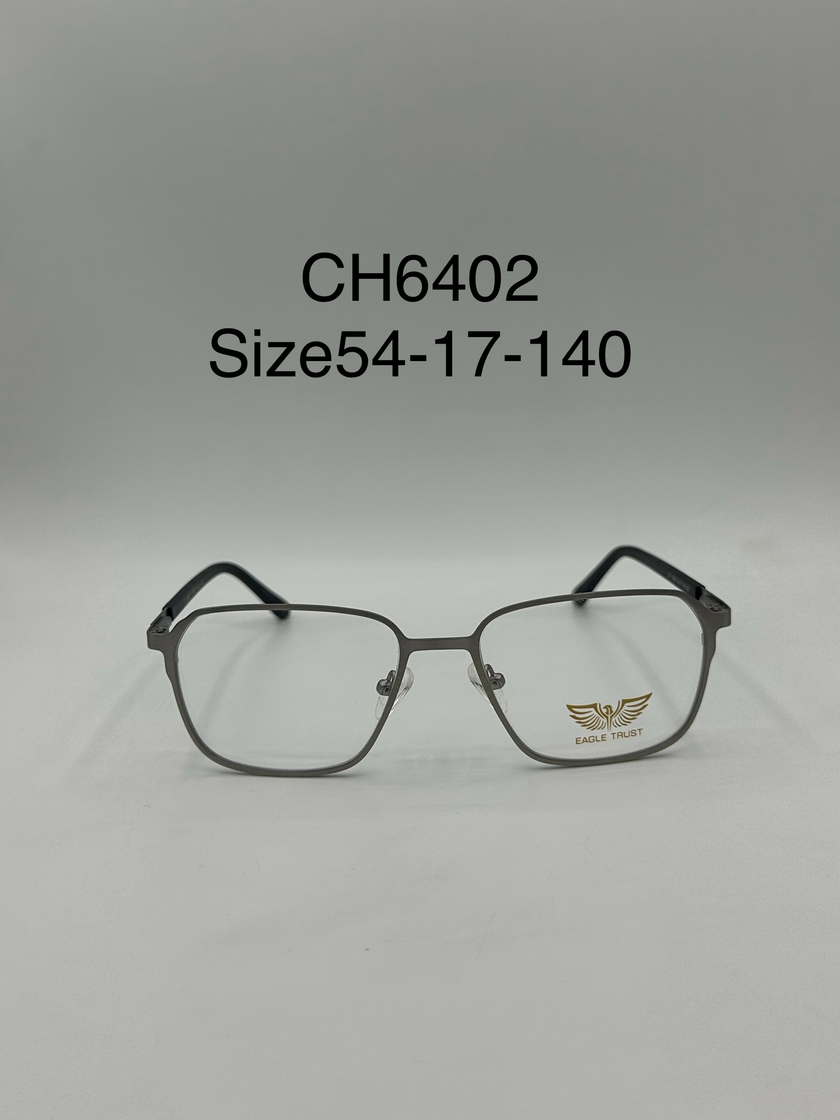 عینک طبی فلزی مردانه ایگل تراست مدل CH6402