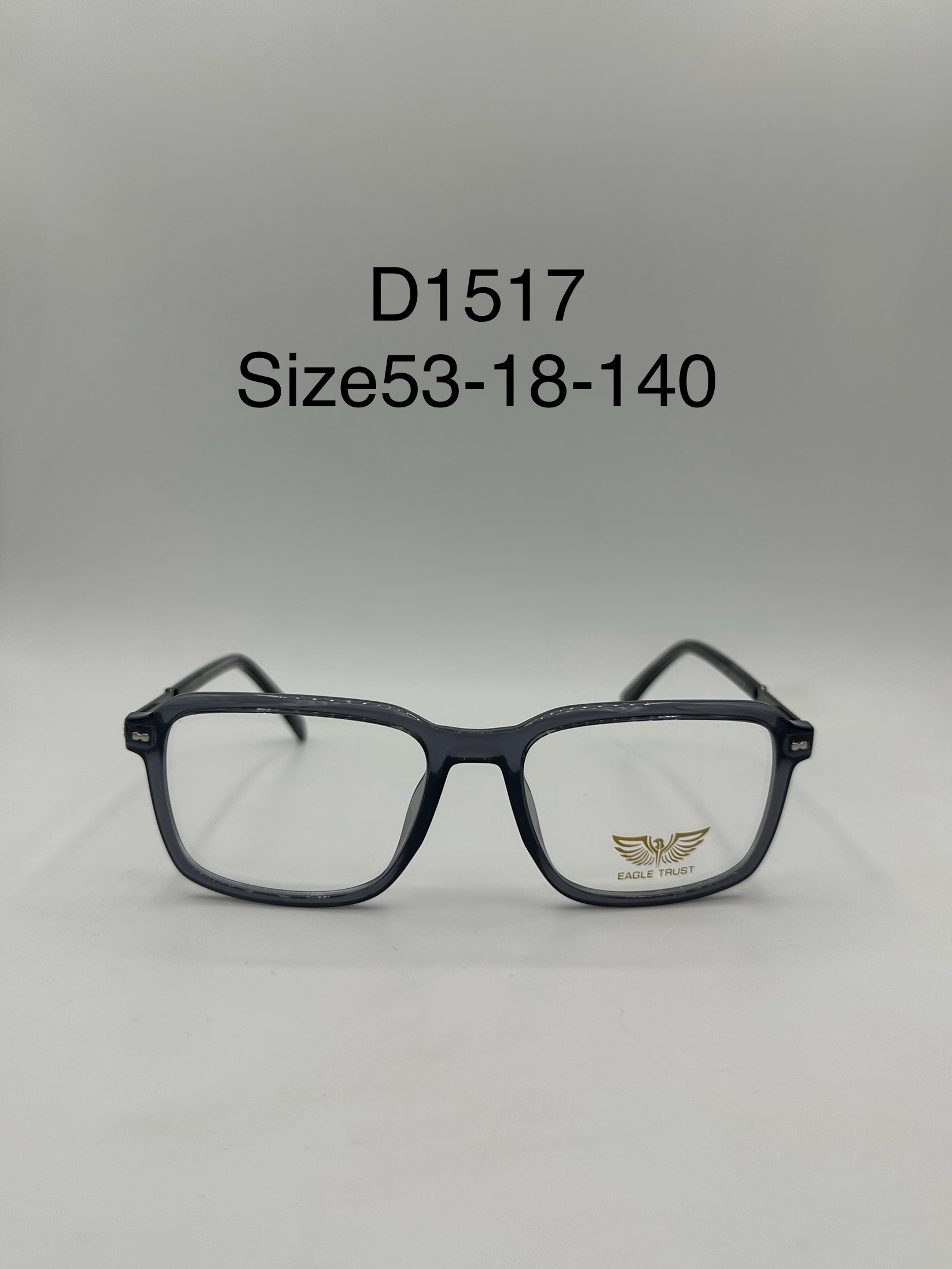 عینک طبی مردانه کائوچویی ایگل تراست مدل D1517